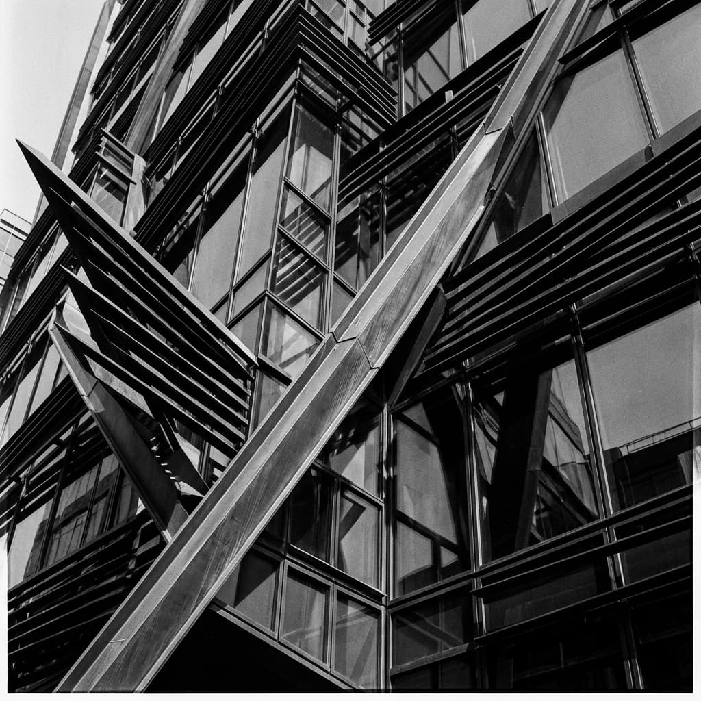 Abstract architecture building lines